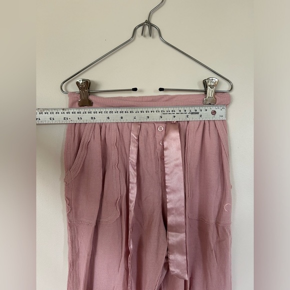 Zyia Pink Waffle Lounge Set​ - Picture 7 of 13